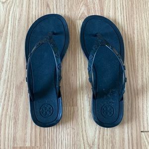 Tory Burch Black Flip Flops